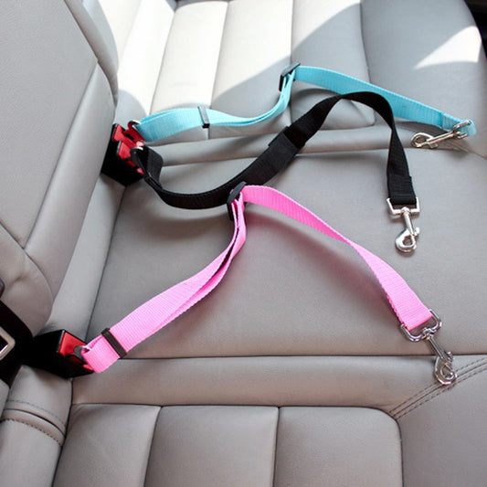 Retractable Dog Seat Belt Pet Dog Supplies Car Safety Buckle