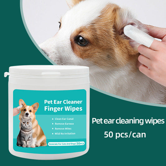 Disposable Pet Cleaning Products Teeth Cleaning Wipes Ear Care