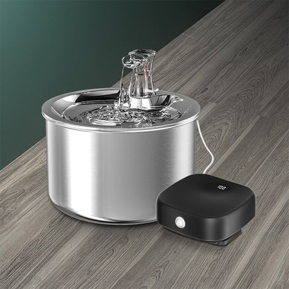 Pet Auto Hydration Feeder Cordless Smart Rechargeable Power