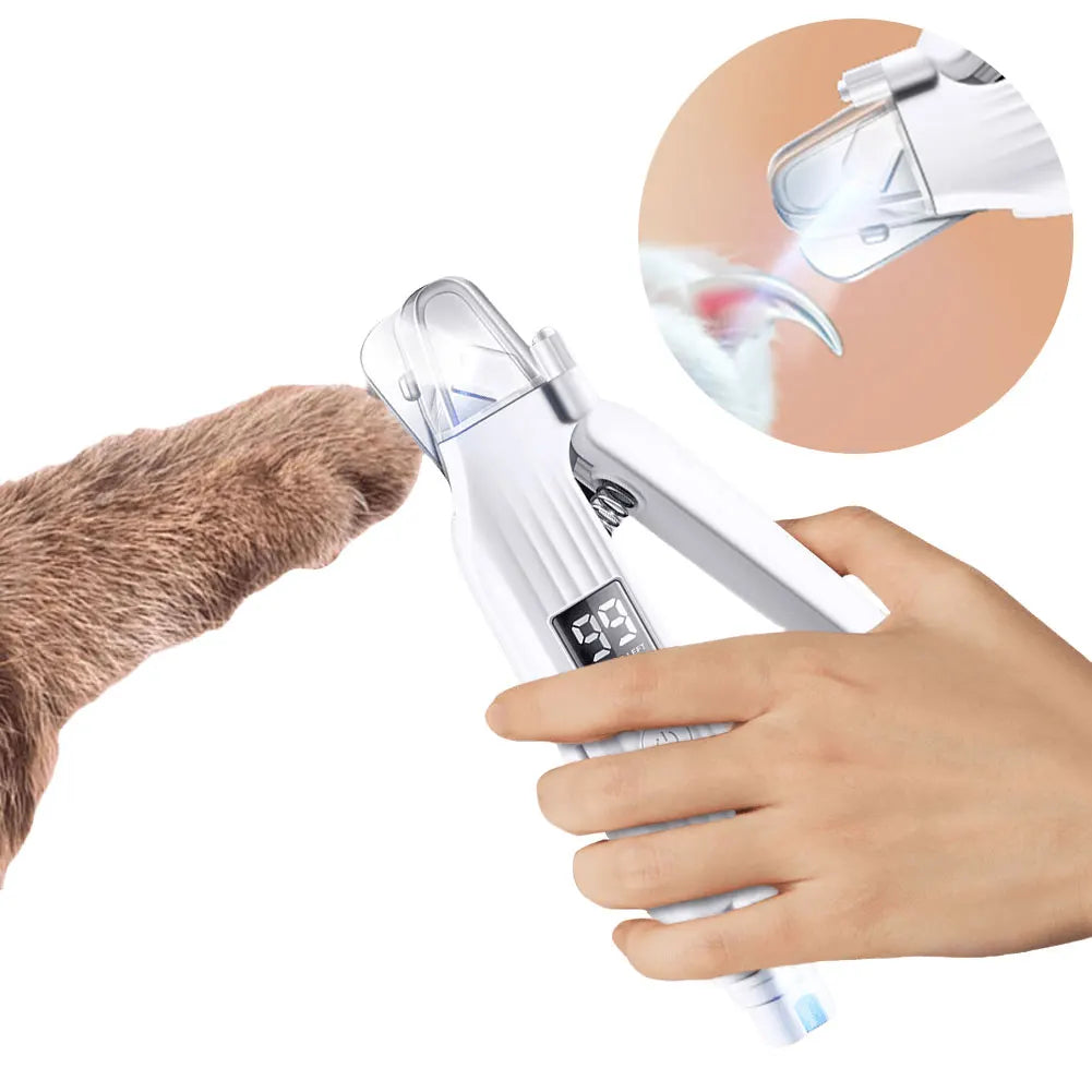 2 in 1 Electric Pet Nail Tool Rechargeable Pet Toenail Clippers Dog