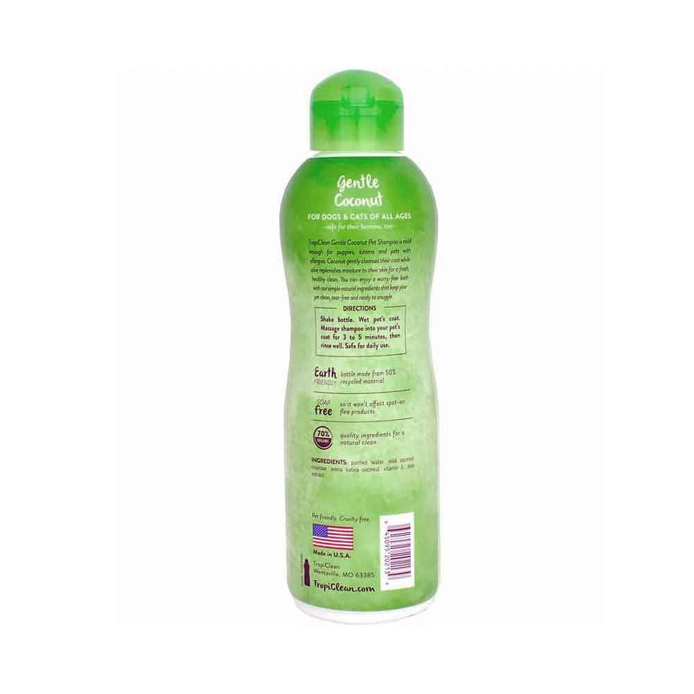 Tropiclean Gentle Coconut Pet Shampoo For Puppies & Kittens