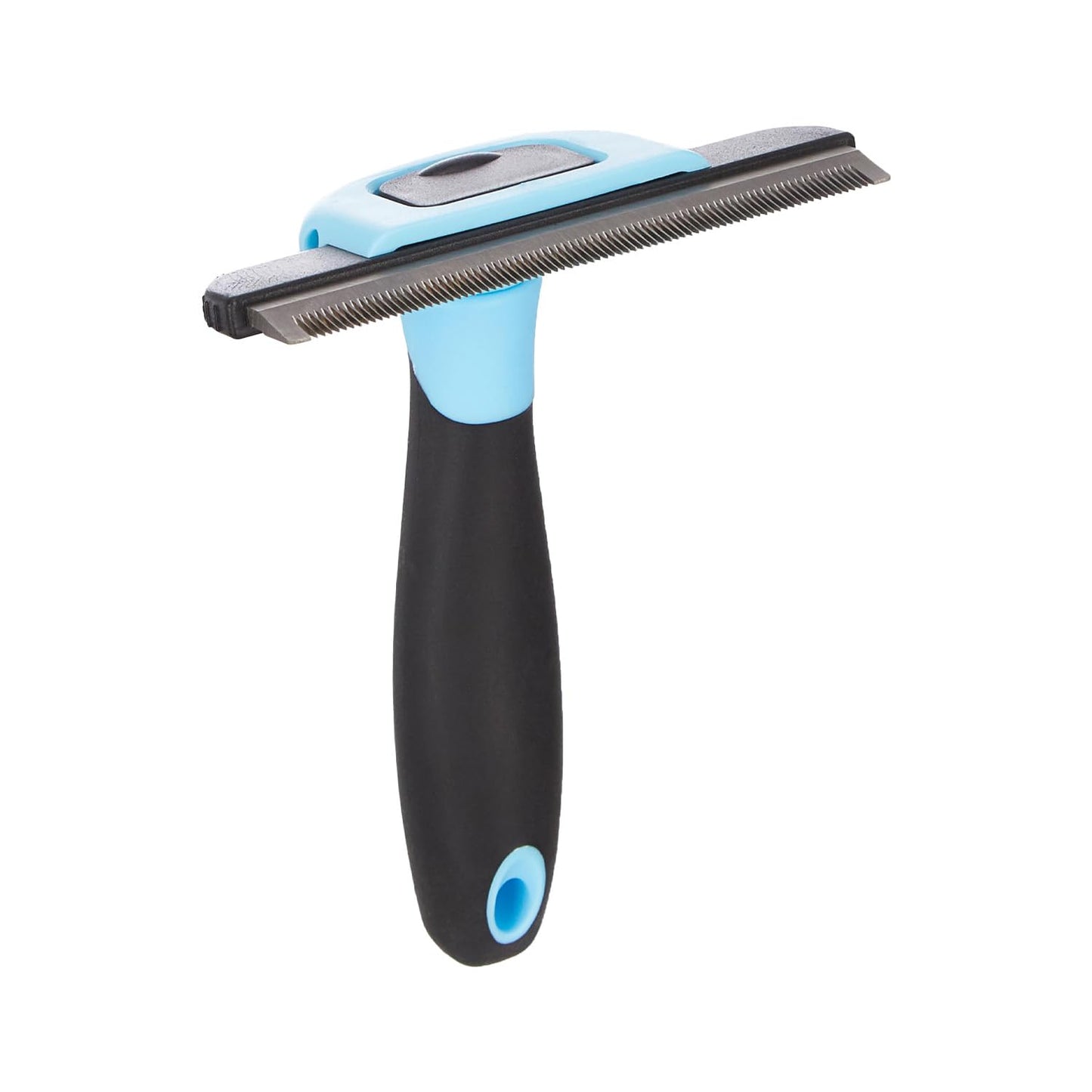 Pet Deshedding Tool – Blue Handle with Stainless Steel Blades