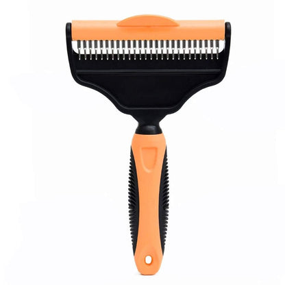 Basics Self Cleaning Slicker Pet Grooming Brush | Pet Cleaning Tool