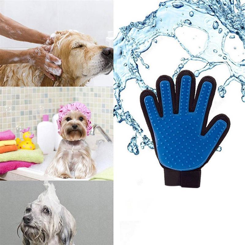 New Pet Dog Hair Brush Glove for Animal Cat Supplies Pet Gloves Hair